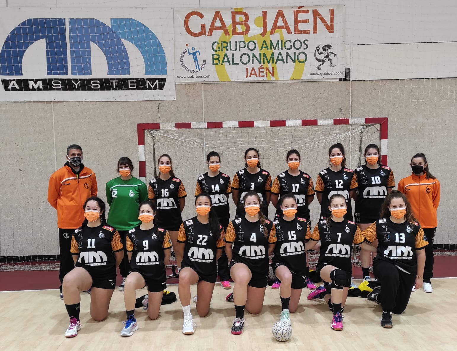 Amargo debut del AM System GAB Jaén Juvenil Femenino