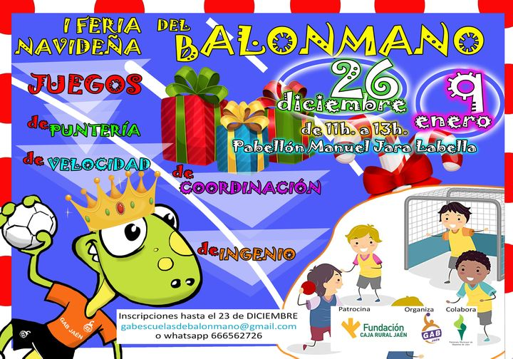 Jornadas de Balonmano con niños por GAB Jaén