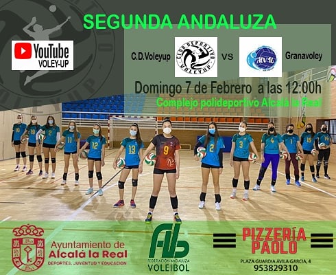 Doble jornada el domingo para el Voley Up en casa en la 2ª Andaluza de voleibol femenino