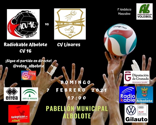 Sin suerte el Club Voleibol Linares en un partido muy igualado ante el Voleibol Albolote en la 1ª Andaluza
