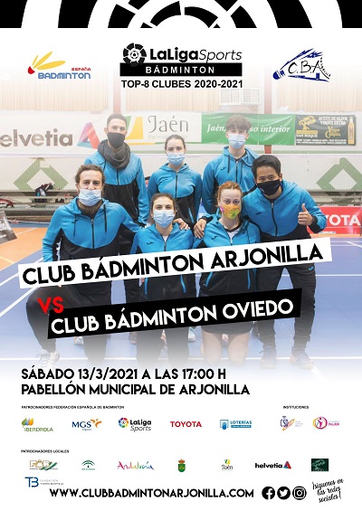 Comienza la segunda vuelta para el Bádminton Arjonilla en División de Honor