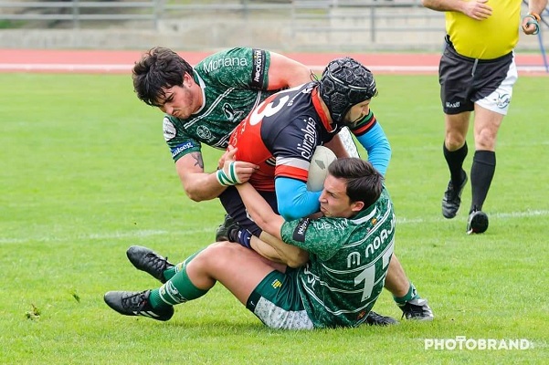 El Jaén Rugby Senior B masculino sigue peleando por el primer puesto