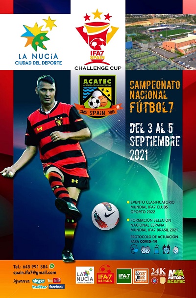 Presentación del Campeonato Nacional de Fútbol 7 a celebrar en La Nucia