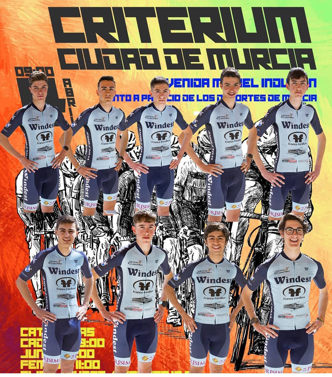 Javi Ceballos disputa el Criterium XXV Trofeo Ciudad de Murcia