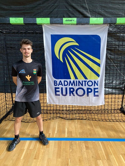 Christian Arias del Club Bádminton Arjonilla convocado con la Selección Española para el Europeo