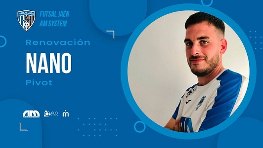 El capitán Nano renueva con el Jaén Futsal para la próxima temporada