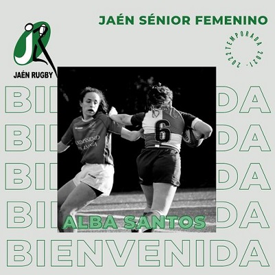 Alba Santos llega al Jaén Rugby femenino para la próxima temporada