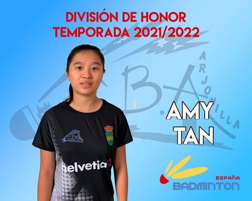 Amy Tan continúa y Ernesto Baschwitz regresa para competir con el Club Bádminton Arjonilla