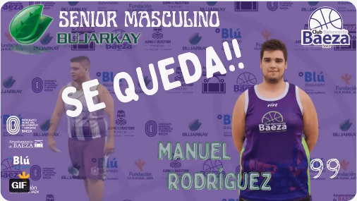 Los jugadores Manuel Rodríguez y Antonio Ocaña continúan en el CB Baeza