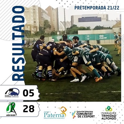Nueva victoria del Jaén Rugby en el amistoso contra el Paterna Ciencias Rugby