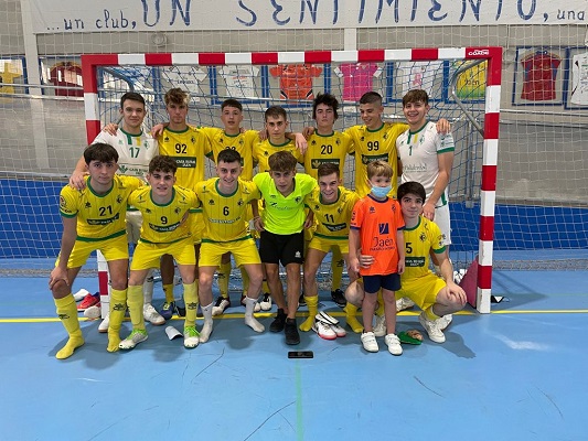 El Jaén FS juvenil de 1ª Andaluza comienza con paso firme en casa del Sporting de Benamejí