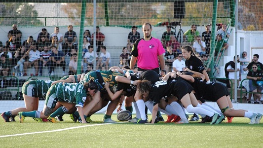 Tres de tres para el Jaén Rugby femenino ante el CR Málaga en Liga Autonómica