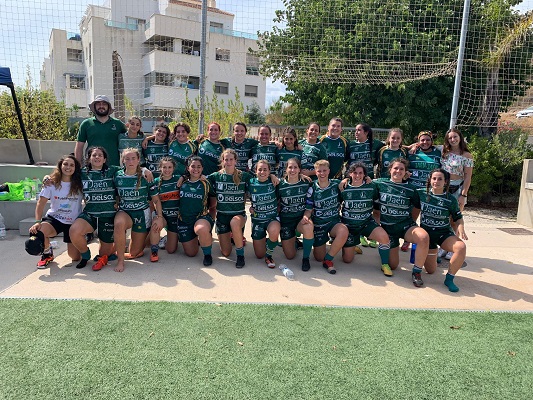El Jaén Rugby femenino debuta en Liga Andaluza ante el UMA Rugby con victoria y bonus ofensivo