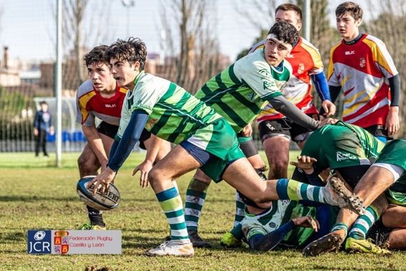 Javier Sánchez y Manu González del Jaén Rugby ganan con la Selección Andaluza Sub18 de rugby