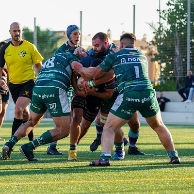 Derrota del senior masculino del Jaén Rugby de 1ª Andaluza ente el CR Málaga