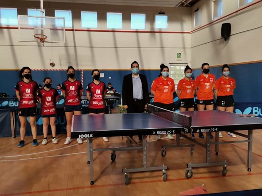 Sin suerte para el Hujase Jaén en Primera División en la primera concentración en Madrid de tenis de mesa