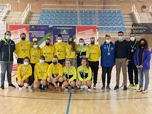 El Club Hockey Alcalá subcampeón en la Campeonato de Andalucía de 1ª División femenina de hockey sala