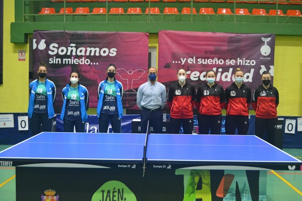 Triunfo del Hujase Jaén ante el Universidad de Burgos en Superdivisión de tenis de mesa