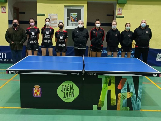 Hujase Jaén inicia el año con derrota ante Son Cladera Balear en Superdivisión de tenis de mesa