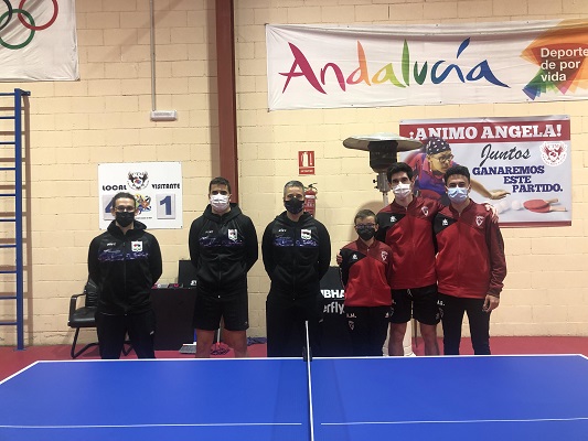 Derrota del CTM Jaén a domicilio ante el CTM Vegas del Genil en Segunda División de tenis de mesa