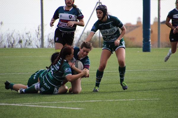 El Jaén Rugby femenino consigue un valioso empate ante el CR Málaga en 1ª Andaluza