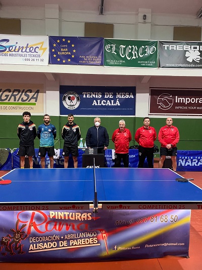 Derrota del CTM Alcalá ante el CTM Cúllar Vega en Tercera División de tenis de mesa