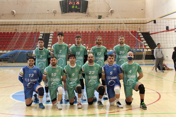 Doble enfrentamiento del CV Linares el pasado fin de semana en la 1ª Andaluza de voleibol masculino