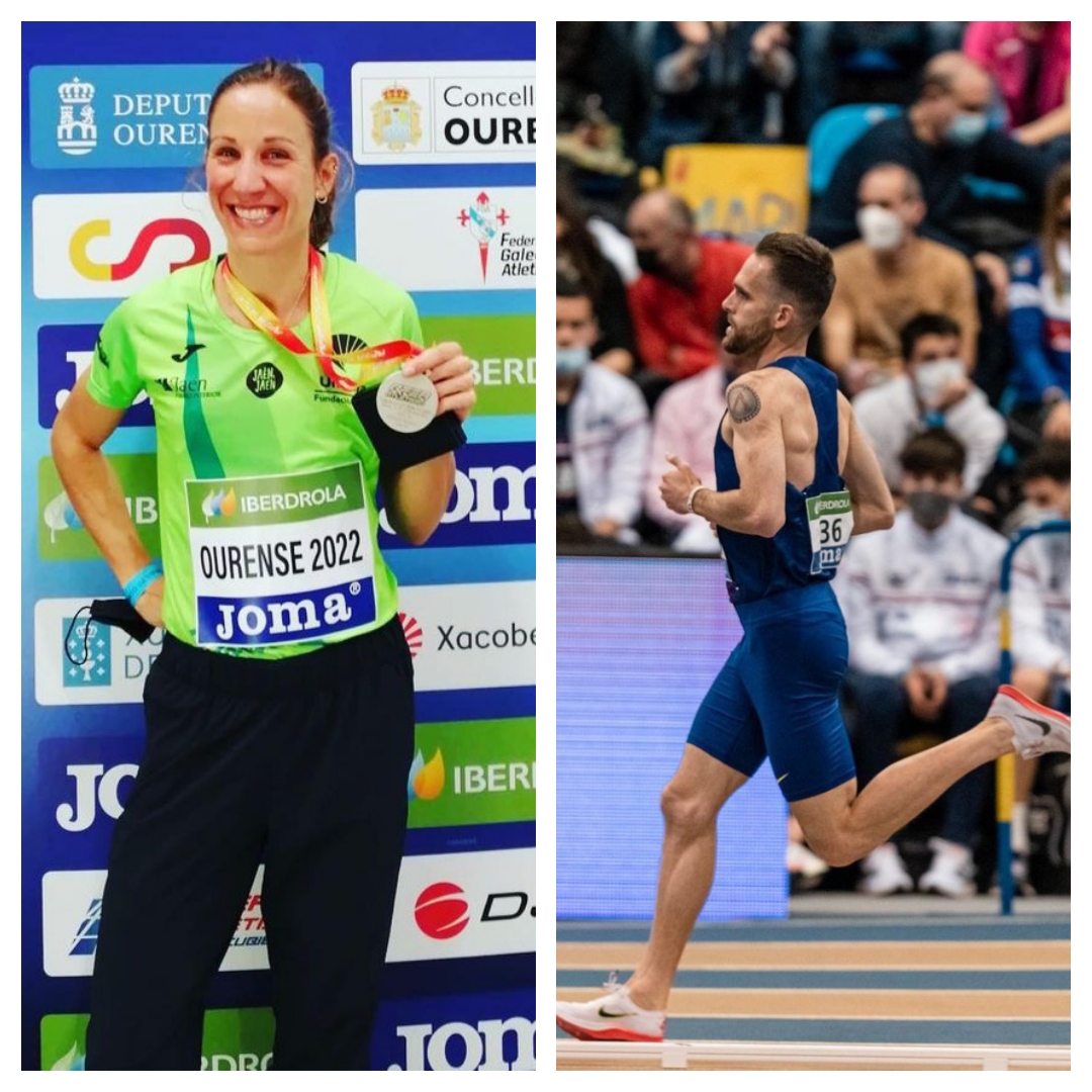 Natalia Romero y Sebas Martos compiten hoy en el World Indoor Tour de Madrid