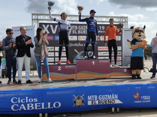 Triki Beltrán consigue el tercer puesto en el MTB Guzmán el Bueno con Cris Molina y Edu Viforcos segundos en sus respectivas categorías