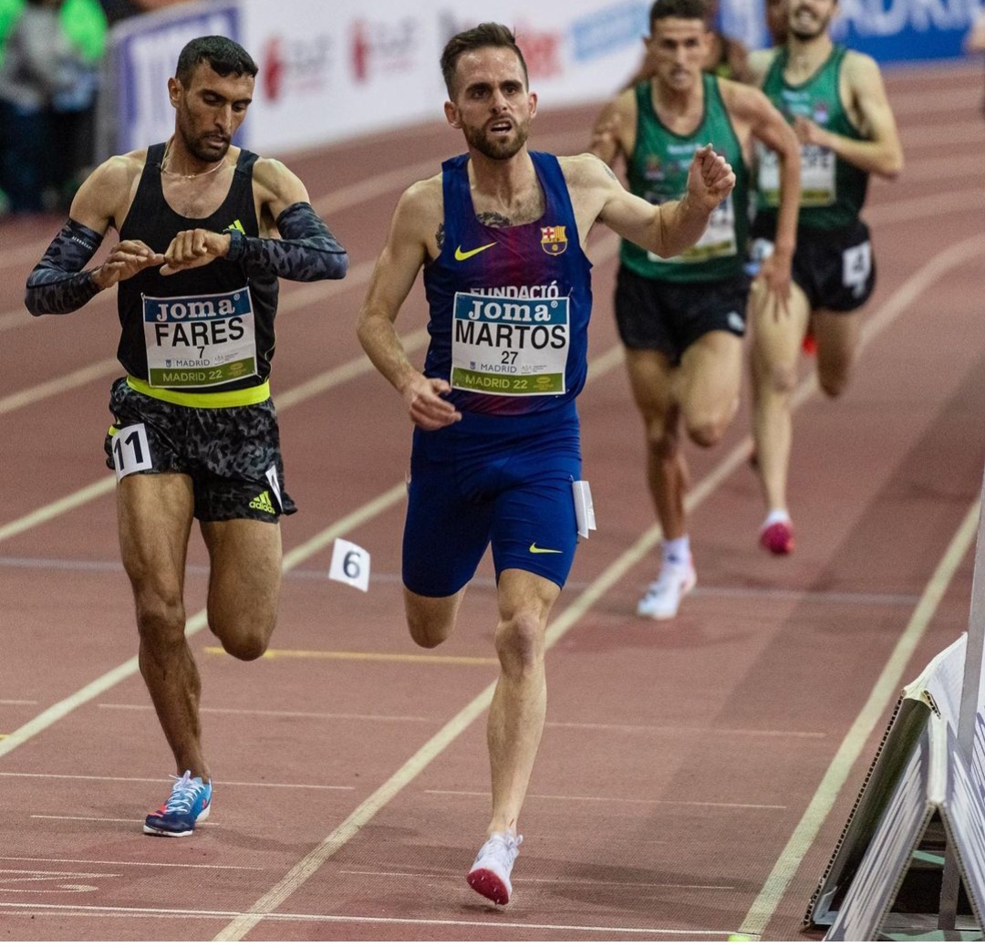 Marca personal para Sebas Martos y 9° puesto para Natalia Romero en el World Indoor Tour de Madrid