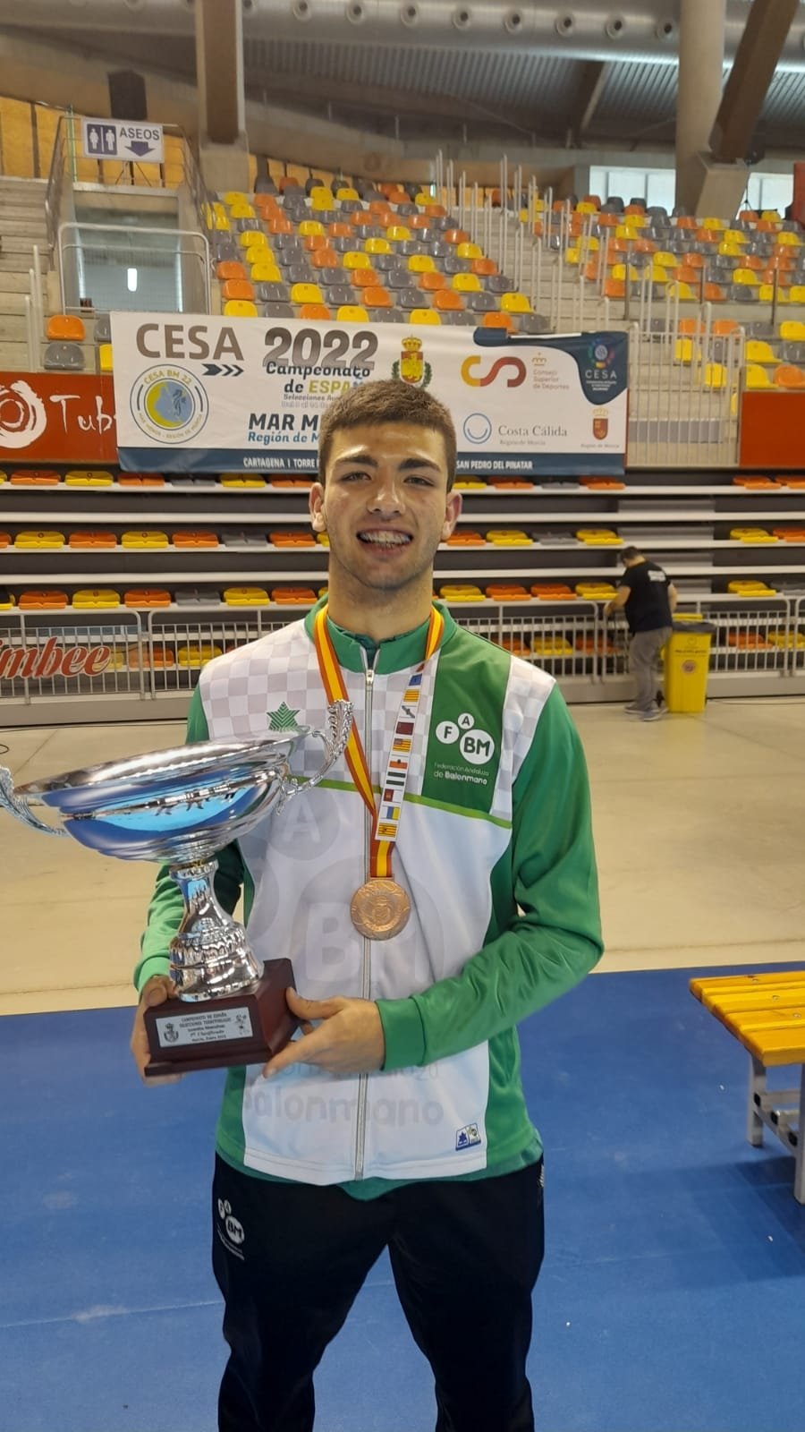 David Rodríguez logra el bronce con Andalucía en el Campeonato de España