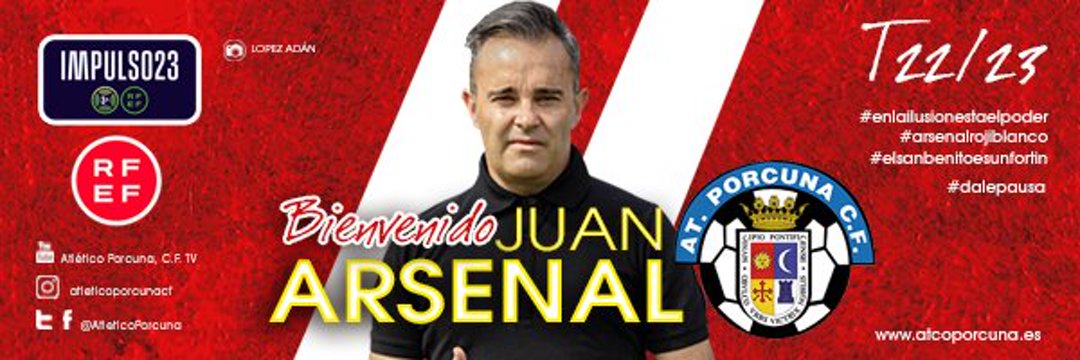 Juan Arsenal llega para dirigir al Atlético Porcuna