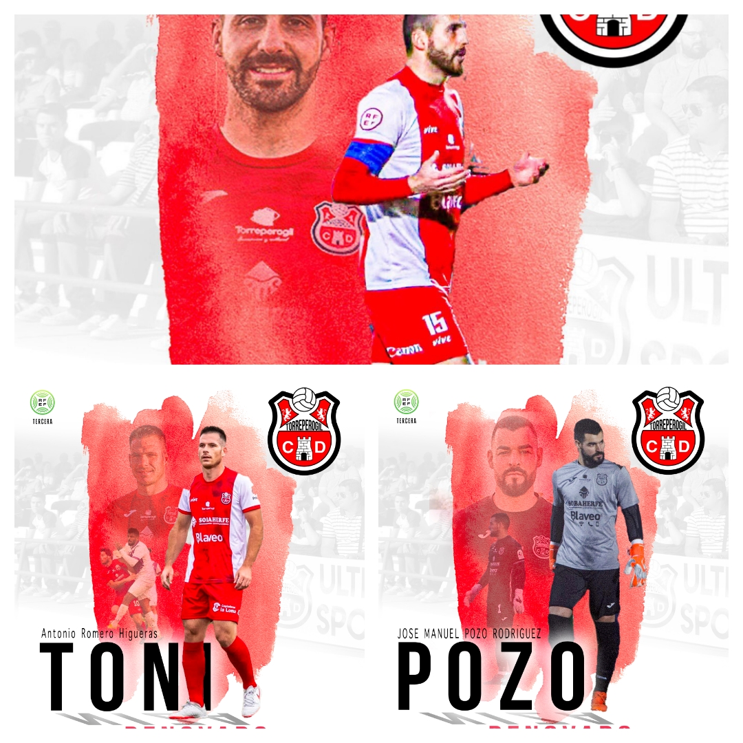 Niza, Toni y Pozo primeros jugadores del CD Torreperogil tras renovar sus compromisos