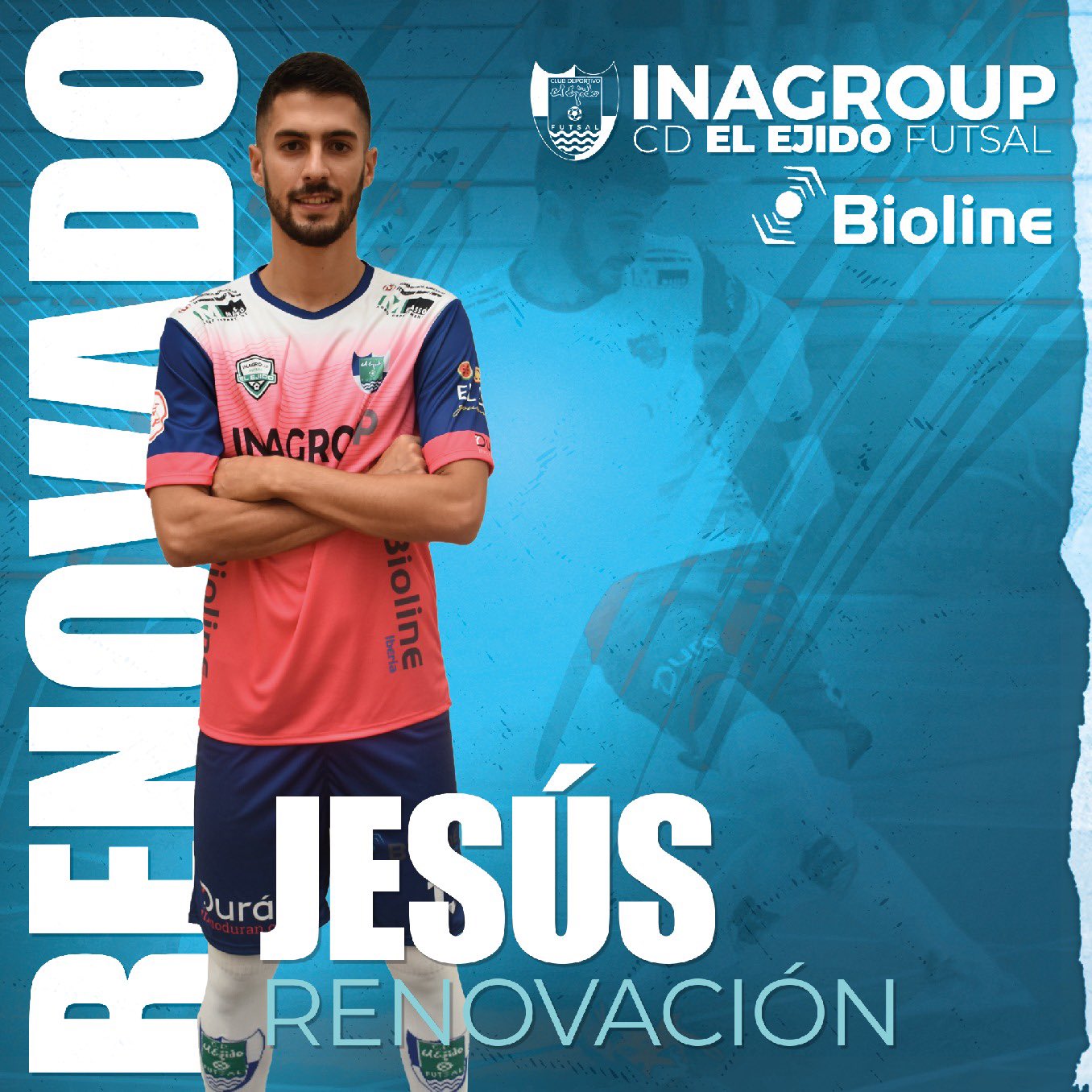 Jesús Gómez sigue en la portería del CD El Ejido Futsal