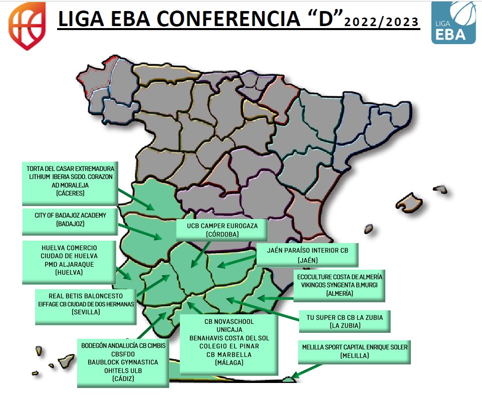 El CB Jaén estará en el Grupo A de la Conferencia D de Liga EBA y debutará ante ULB La Línea en La Salobreja