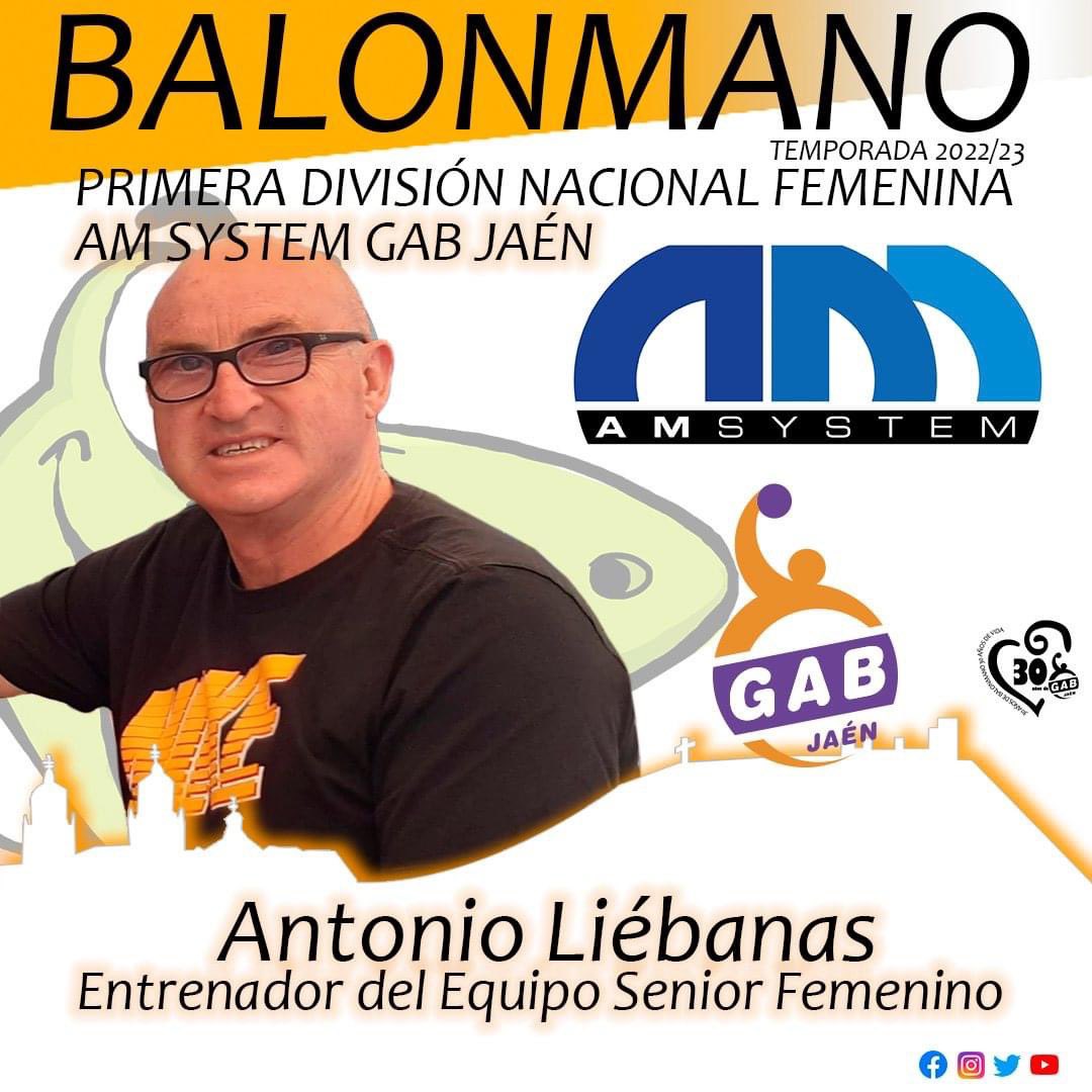 Antonio Liébanas entrenará al AM System GAB Jaén