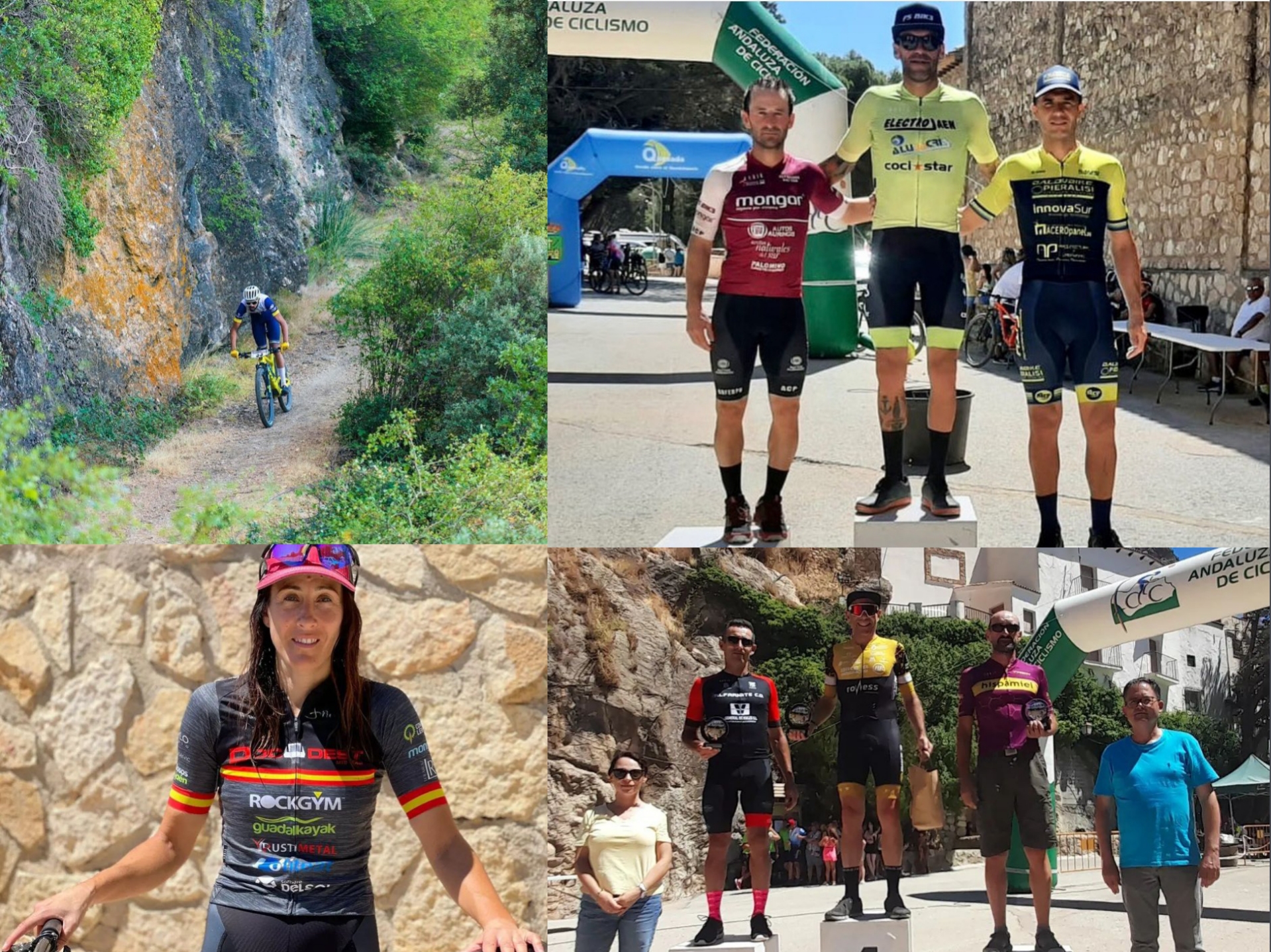 Lucas Galiano, Rafa Ordóñez, Isabel Peña y Luis Escalona vencen en sus categorías en el BTT Maratón Donde Nace el Guadalquivir