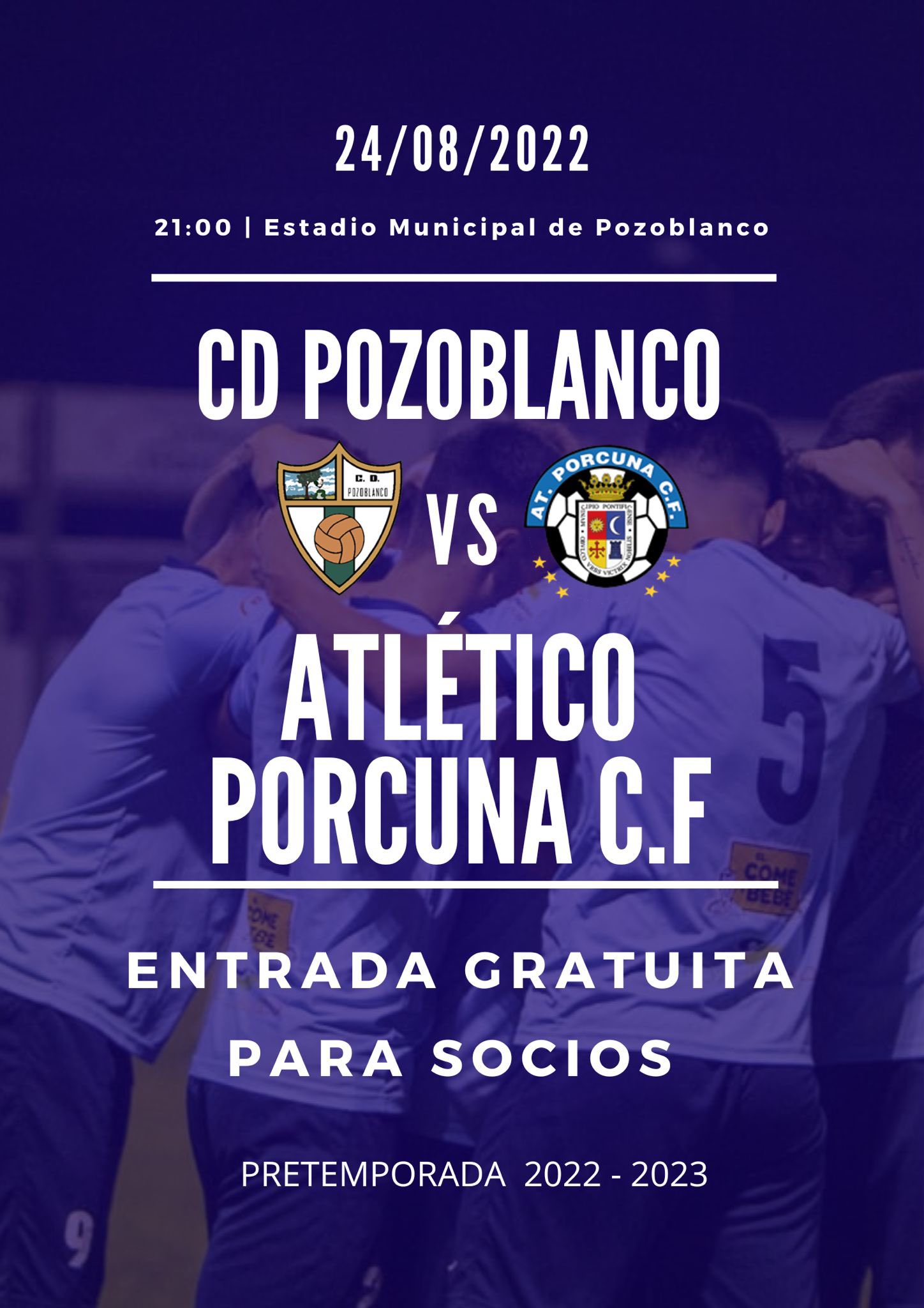 El Atlético Porcuna continúa su pretemporada en Pozoblanco