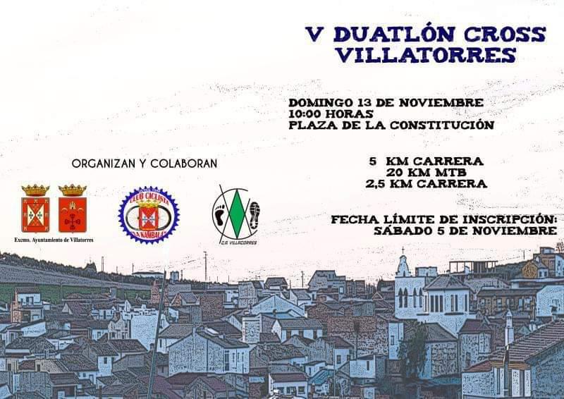 Continúan abiertas las inscripciones del V Duatlón Cross de Villatorres