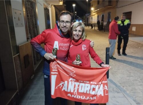 Victoria para Manuel Cabezas y Cristina Serrano  en la II Carrera Popular San Sebastián en La Higuera con destaca actuación del CA Antorcha Andújar