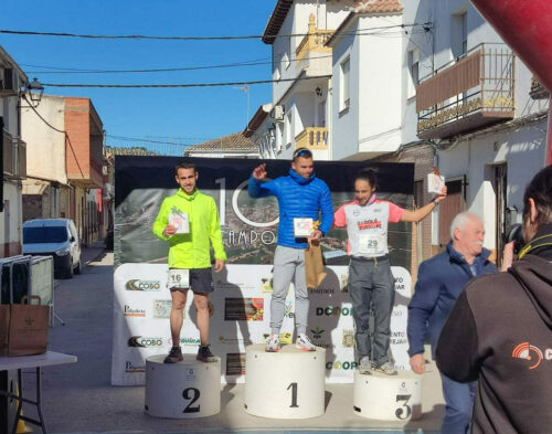 Cristián Romero del Club Atletismo Sierra de Segura es segundo en el 10 km de Campotéjar