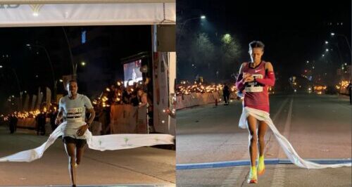 Gebrhiwet y Hailu se imponen en la Carrera Urbana Internacional “Noche de San Antón” más rápida de la historia