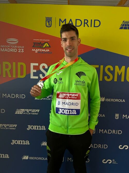 Carlos Rojas es Subcampeón de España de salto de altura en Pista Cubierta