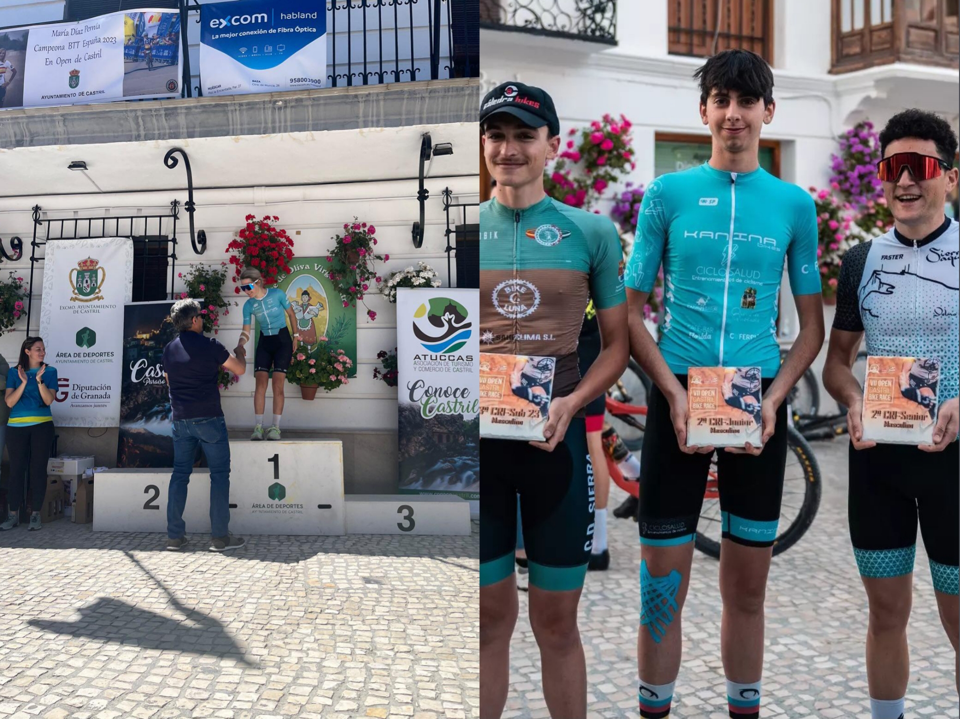 Victoria de Nuria Garrancho y segundos puestos para Daniel Moreno y Daniel Guirado en varias categorías del VII Open Castril Bike Race
