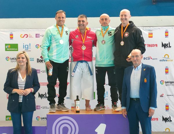 Francisco Ortega, bronce en el Campeonato de España de Veteranos