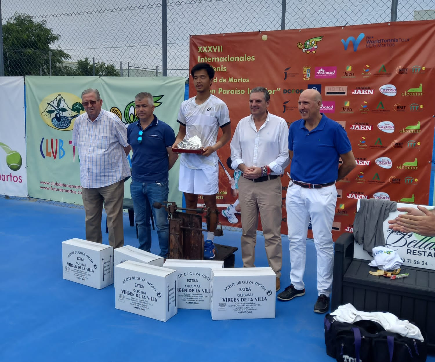 El chino Fajing Sun se coronaba en los Internacionales de Tenis “Ciudad de Martos”