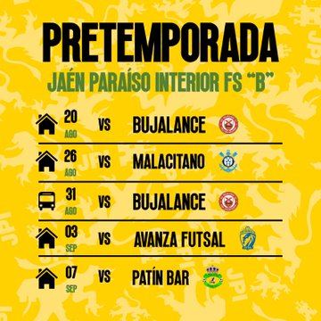 El Jaén Paraíso FS “B” sigue dando forma a la plantilla que jugará cinco partidos amistosos de pretemporada