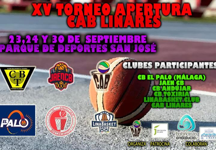 El CAB Linares organiza el XV Torneo Apertura que comienza este sábado para finalizar el siguiente