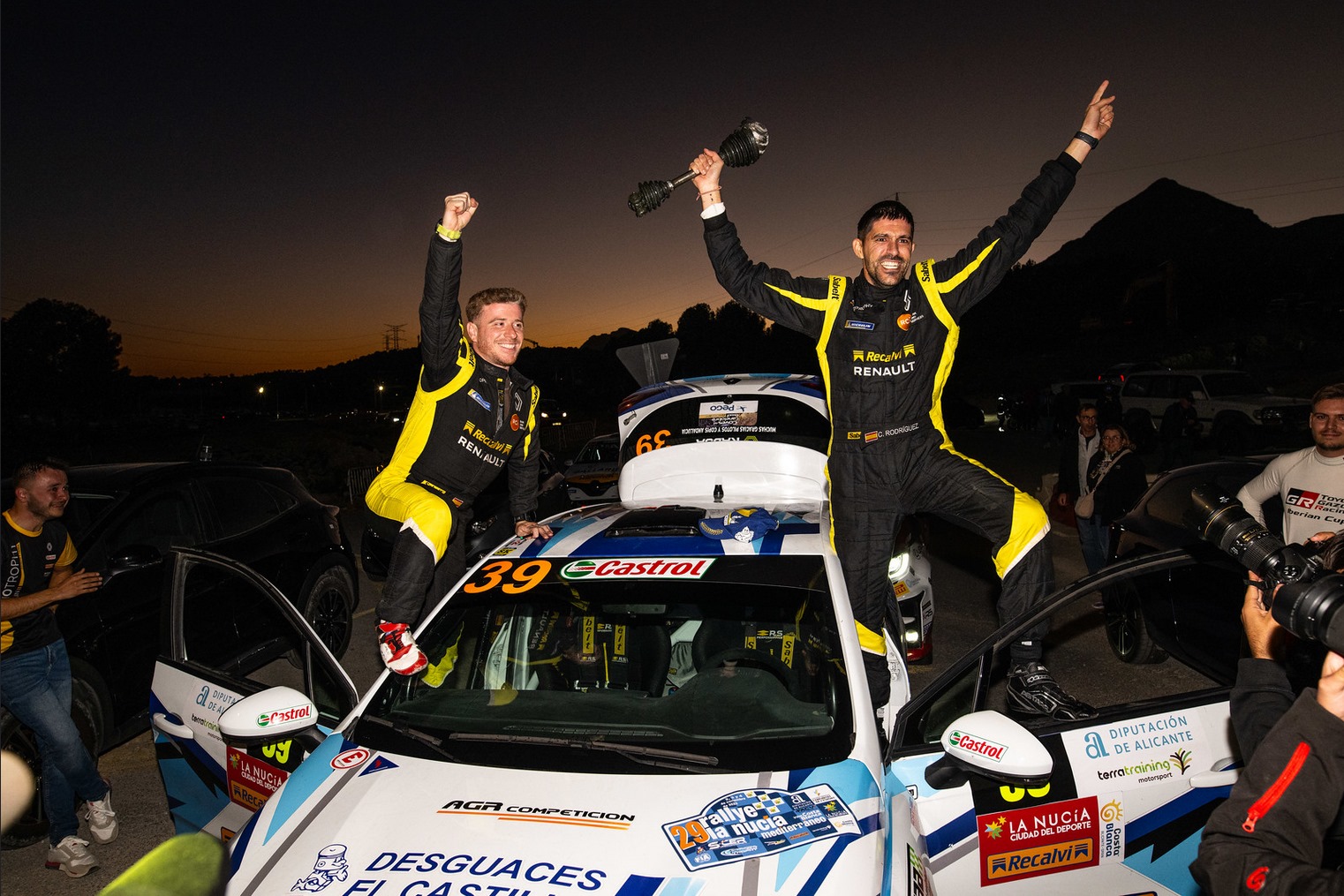 David Nieto y Carlos Rodríguez Campeones de España de Rallys de asfalto.