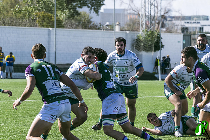 Los pronósticos se cumplieron y Jaén Rugby cayó ante el mayor nivel de CR Málaga